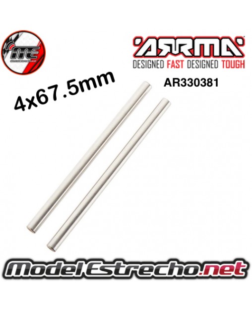 EJE PASADOR TRAPECIO 4x67.5mm ARRMA

Ref: AR330381