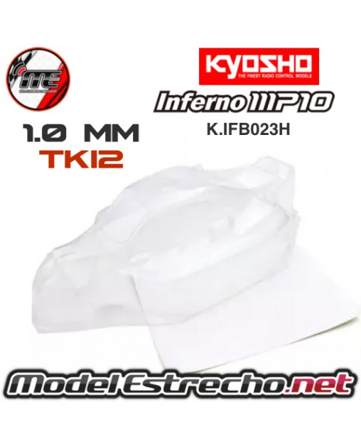 CARROCERIA TRANSPARENTE KYOSHO INFERNO MP10 TKI2 1.0mm

Ref: K.IFB023H