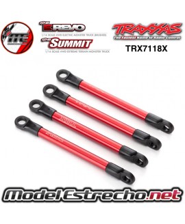 TIRANTES DE ALUMINIO Y ROTULAS TRAXXAS E-REVO 1/16 Y SUMMIT

Ref: TRX7118X