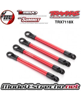 TIRANTES DE ALUMINIO Y ROTULAS TRAXXAS E-REVO 1/16 Y SUMMIT

Ref: TRX7118X