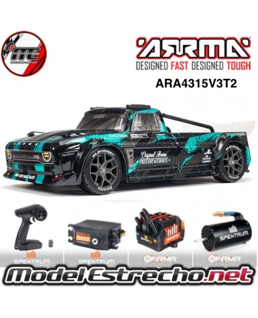 ARRMA INFRACTION 1/8 BRUSHLESS 3S ALL-ROAD TRUCK  4WD RTR

Ref: ARA4315V3T2
