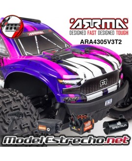 ARRMA VORTEKS 4X4 3S BLX 1/10 STADIUM TRUCK RTR LILAS