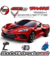 copy of TRAXXAS CORVETTE CHEVROLET STINGRAY 1/10 SCALE AWD SUPERCAR 4-TEC 3.0 NEGRO