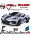 TRAXXAS CORVETTE CHEVROLET STINGRAY 1/10 SCALE AWD SUPERCAR 4-TEC 3.0 GRIS  TRX93054-4SLVR
