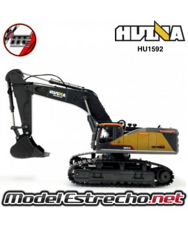 EXCAVADORA HUINA 1592 1/14 MODELO VOLVO SEMI METALICA 2,4Ghz

Ref: HU1592