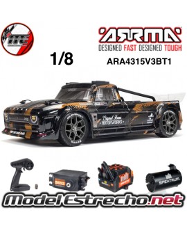 ARRMA INFRACTION 1/8 BRUSHLESS 3S ALL-ROAD TRUCK  4WD RTR

Ref: ARA4315V3T1