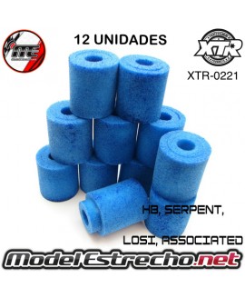 ESPUMAS FILTRO SIN ACEITAR INT/EXT KYOSHO MP9 ( 6U.)