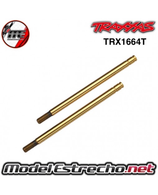 VASTAGO DE AMORTIGUADOR ACERO TEMPLADO RECUBIERTO NITRURO TITANIO TRAXXAS

Ref: TRX1664T