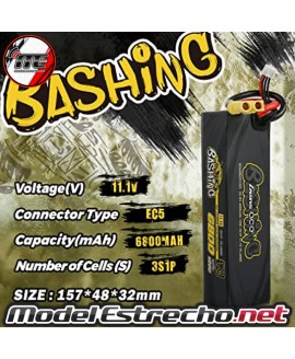 GENS ACE 6800MAH 11.1v. 120c 3S1P LIPO BATERIA PACK EC5 BASHING SERIES

Ref: GEA68003S12E5