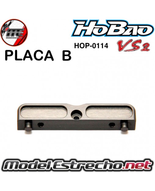 SOPORTE BRAZO INFERIOR ALUMINIO CNC HOBAO HYPER VS / VS2