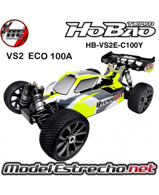 HOBAO HYPER VS2 BRUSHLESS RTR BUGGY ELECTRICO 100A  4S RTR AMARILLO

Ref: HB-VS2E-C100Y