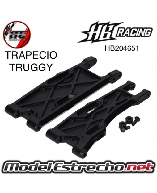 TRAPECIO DELANTERO Y TRASERO INFERIOR HB D8T/E8T EVO3

Ref: HB204651