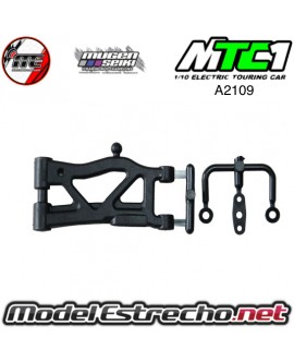 TRAPECIO INFERIOR TRASERO  MUGEN MTC1 (1U.)

Ref: A2109