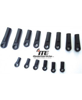 PLASTICO TIRANTES LRP S8 REBEL/NSX