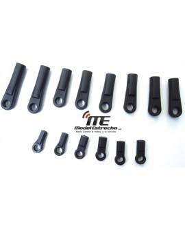 PLASTICO TIRANTES LRP S8 REBEL/NSX