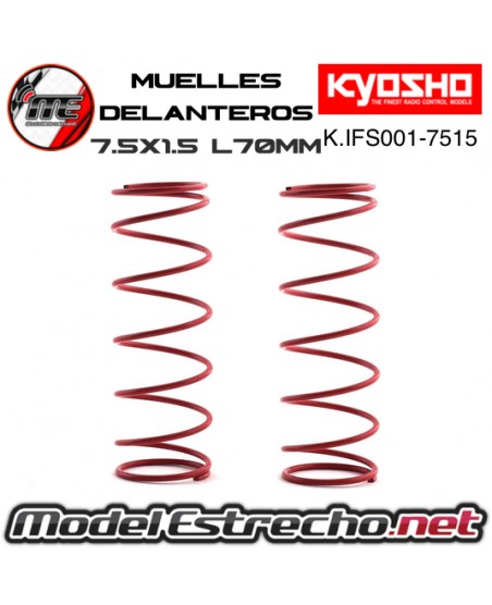 KYOSHO MUELLES TRASERO GRIS BIG BORE MP9
