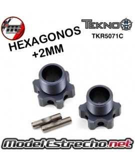 HEXAGONOS RUEDA 17mm ALUMINIO ALIGERADOS +2mm TEKNO EB48

Ref: TKR5071C