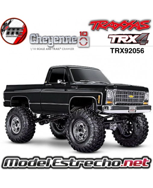 TRAXXAS TRX-4 CHEVROLET K10 CHEYENNE HIGH TRAIL EDITION - BLACK