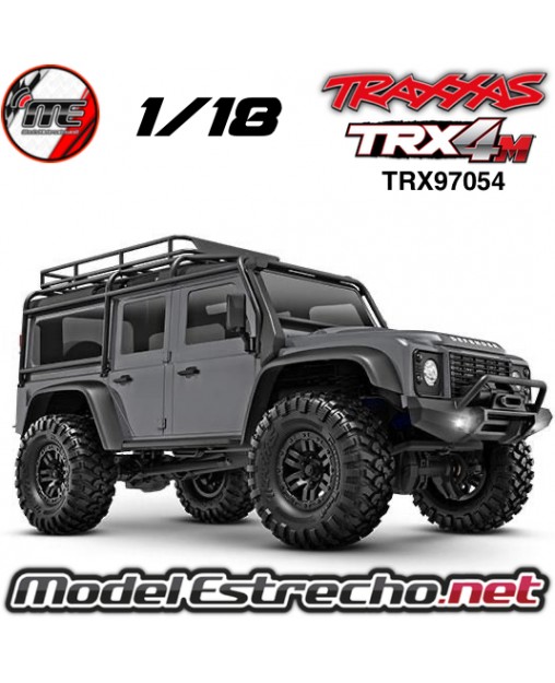 TRAXXAS TRX-4M 1/18 CRAWLER LAND ROVER 4WD GRIS TRX97054-1SLVR