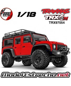 TRAXXAS TRX-4M 1/18 CRAWLER LAND ROVER 4WD ROJO TRX97054-1RED