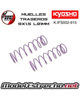 KYOSHO MUELLES TRASERO GRIS BIG BORE MP9