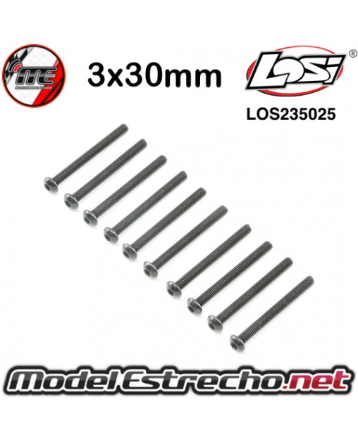 TORNILLO 3x30mm (10U.)

Ref: LOS235025