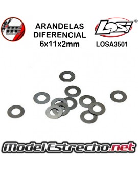 ARANDELA DIFERENCIAL TLR 6x11x2mm 

Ref: LOSA3501