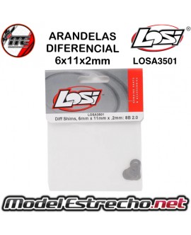 ARANDELA DIFERENCIAL TLR 6x11x2mm