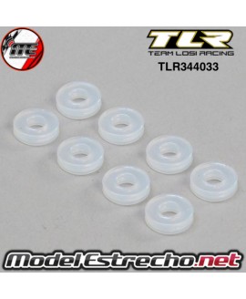 TORICAS DE SILICONA RETENES AMORTIGUADOR TLR 8IGHT

Ref: TLR344033