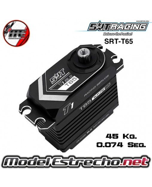 SERVO SRT T65 HV BRUSHLESS CAJA METALICA 45Kg. 0.074Seg. 

Ref: SRT-T65