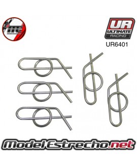 CLIPS CARROCERIA ULTIMATE SEGURIDAD 1/8  (5U.)

Ref: UR6401