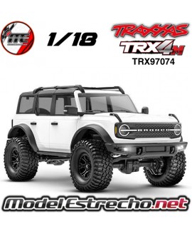 TRAXXAS TRX4M 1/18 CRAWLER FORD BRONCO 4WD BLANCO TRX97074-1WHT