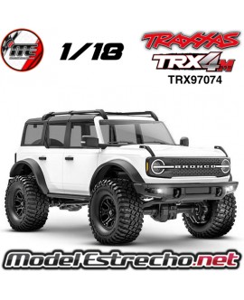TRAXXAS TRX4M 1/18 CRAWLER FORD BRONCO 4WD BLANCO TRX97074-1WHT