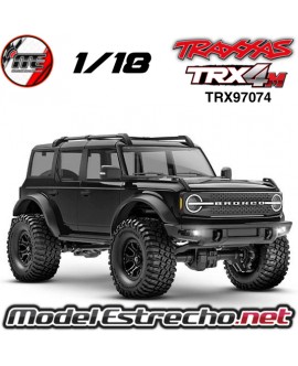 TRAXXAS TRX4M 1/18 CRAWLER FORD BRONCO 4WD NEGRO TRX97074-1BLK