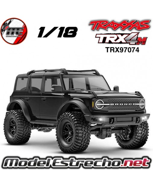 TRAXXAS TRX4M 1/18 CRAWLER FORD BRONCO 4WD NEGRO TRX97074-1BLK