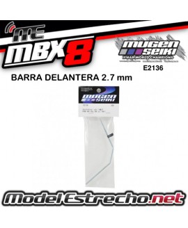 BARRA ESTABILIZADORA DELANTERA 2.7mm MUGEN MBX

Ref: E2136