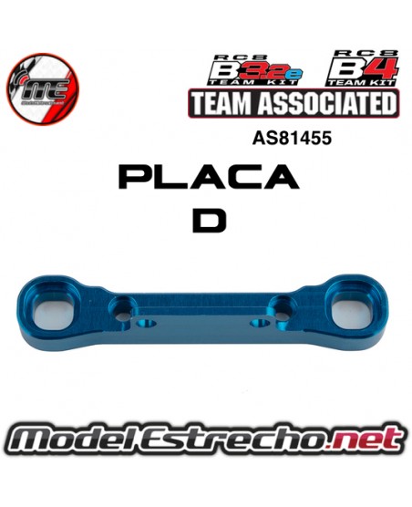 ASSOCIATED RC8B3.1 ROTULAS PLASTICO TRAPECIO SUPERIOR TRASERO 5mm