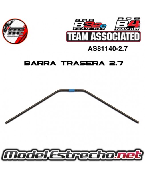 BARRA ESTABILIZADORA DE SERIE TRASERA 2.7 ASSOCIATED RC8B3.1 Y RC8B3.2   

LA QUE TRAE DE SERIE

Ref: AS81140-2.7