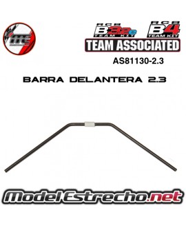 BARRA ESTABILIZADORA DE SERIE DELANTERA 2.3 ASSOCIATED RC8B3.1 Y RC8B3.2   

LA QUE TRAE DE SERIE

Ref: AS81130-2.3