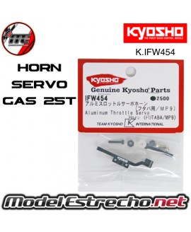 HORN DE SERVO DE GAS ALUMINIO 25T KYOSHO INFERNO MP9 - MP10

Ref: K.IFW454