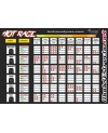 TABLA RUEDAS HOT RACE