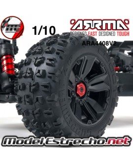 ARRMA KRATON V2 TRUGGY BRUSHLESS 4S 4WD 1/10 AZUL/NEGRO