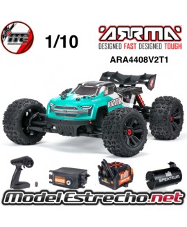 copy of ARRMA KRATON V2 TRUGGY BRUSHLESS 4S 4WD 1/10 AZUL/NEGRO
