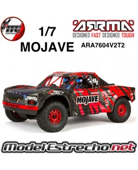 ARRMA MOJAVE V2 1/7 DESERT TRUCK BRUSHLESS 6S 4WD RTR

Ref: ARA7604V2T2