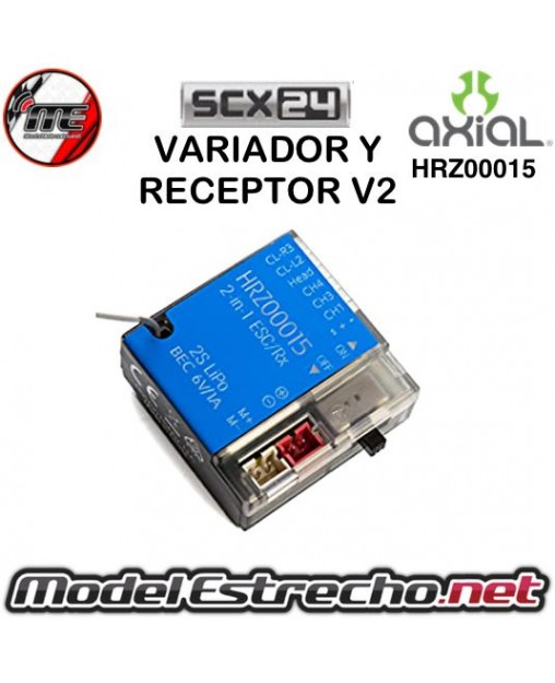 VARIADOR Y RECEPTOR AXIAL SCX24 2 EN 1 AE-6 ESC/RX V2

Ref: HRZ00015