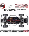 ARRMA MOJAVE V2 1/7 DESERT TRUCK BRUSHLESS 6S 4WD RTR

Ref: ARA7604V2T2