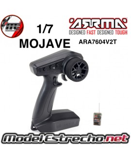 ARRMA MOJAVE V2 1/7 DESERT TRUCK BRUSHLESS 6S 4WD RTR

Ref: ARA7604V2T2