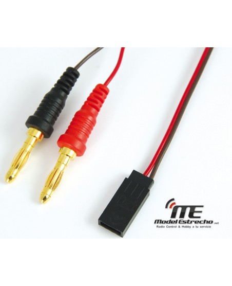 GRAUPNER BANANA 4mm A CONECTOR FUTABA 