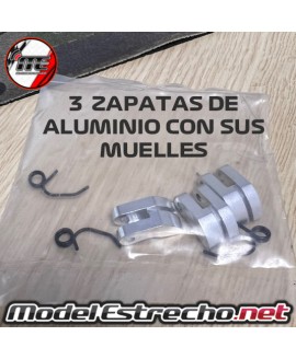 ZAPATAS DE ALUMINIO DE EMBRAGUE CON SUS 3 MUELLES
