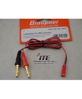 GRAUPNER BANANA 4mm A CONECTOR FUTABA 